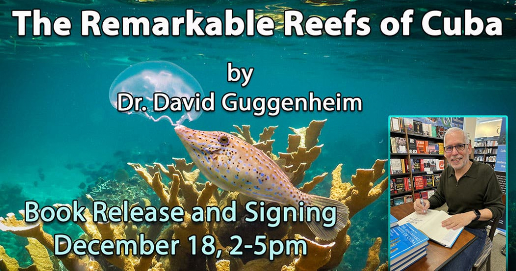 David E Guggenheim - Book Signing @ Muse Vineyards - Remarkable Reefs of Cuba